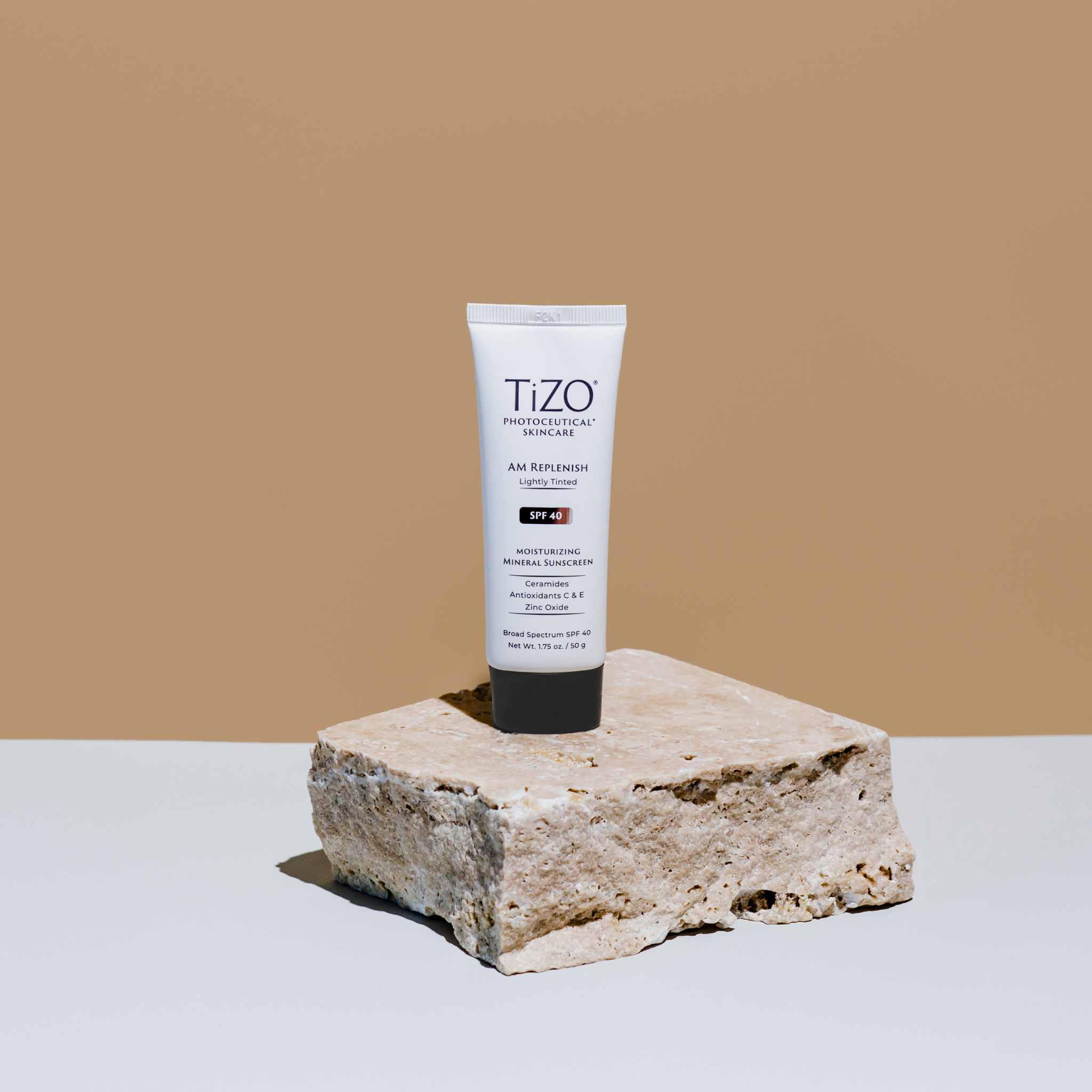 TIZO AM Replenish Lightly Tinted SPF 40 sunscreen | Metro DC Area Skincare Boutique