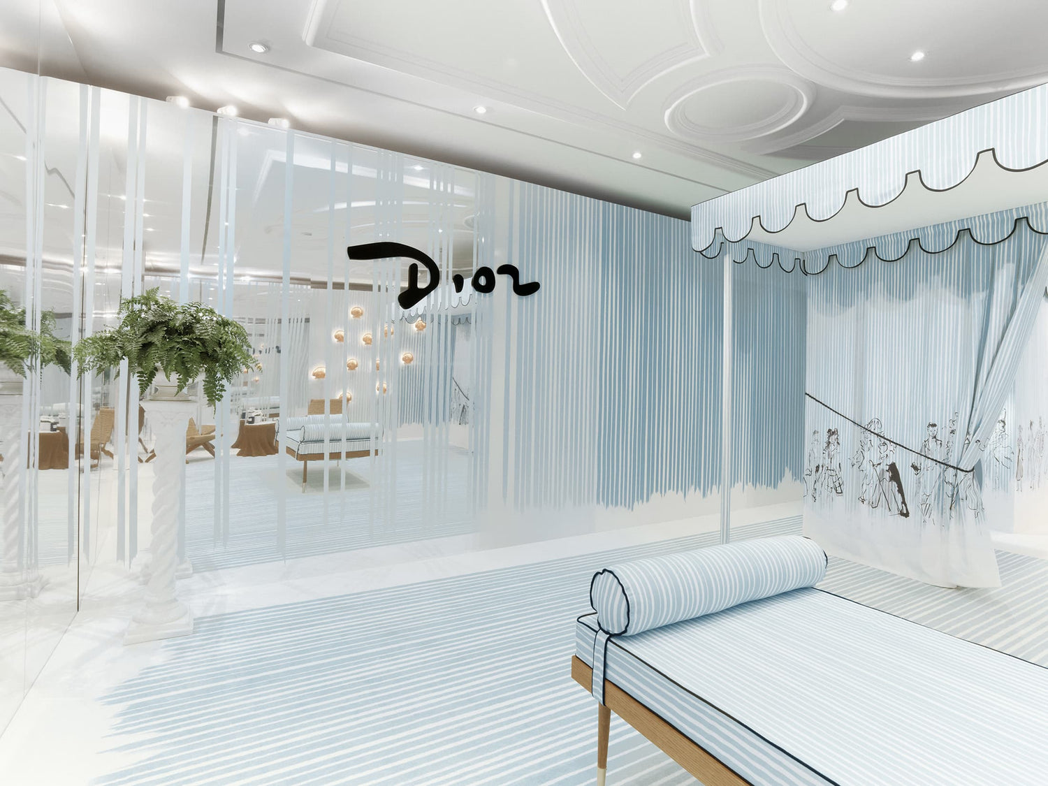 The Impression: Dior Returns to Cannes With Its Riviera-Inspired Beauty Suite