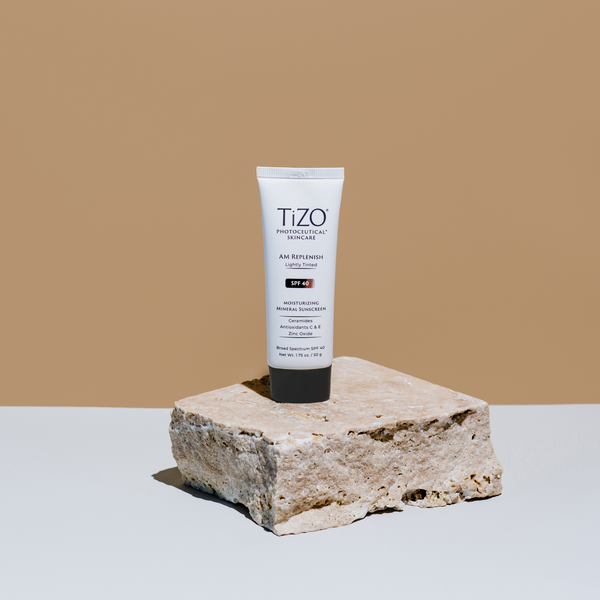 TIZO AM Replenish Lightly Tinted SPF 40 sunscreen | Metro DC Area Skincare Boutique