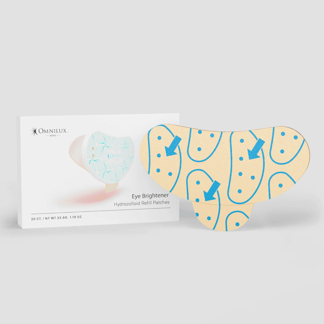 OMNILUX Eye Brightener Hydrocolloid Refill Patches | Metro DC Area Skincare Boutique