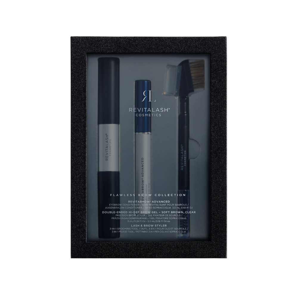 2026 Holiday Revitalash Gift with Purchase |  Double-Ended Hi-Def Brow Gel Soft Brown &amp; Clear and a Lash &amp; Brow Styler