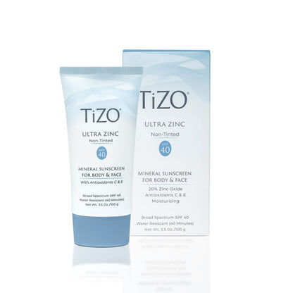 Ultra Zinc Non-Tinted Spf 40 Mineral Sunscreen For Face &amp; Body 