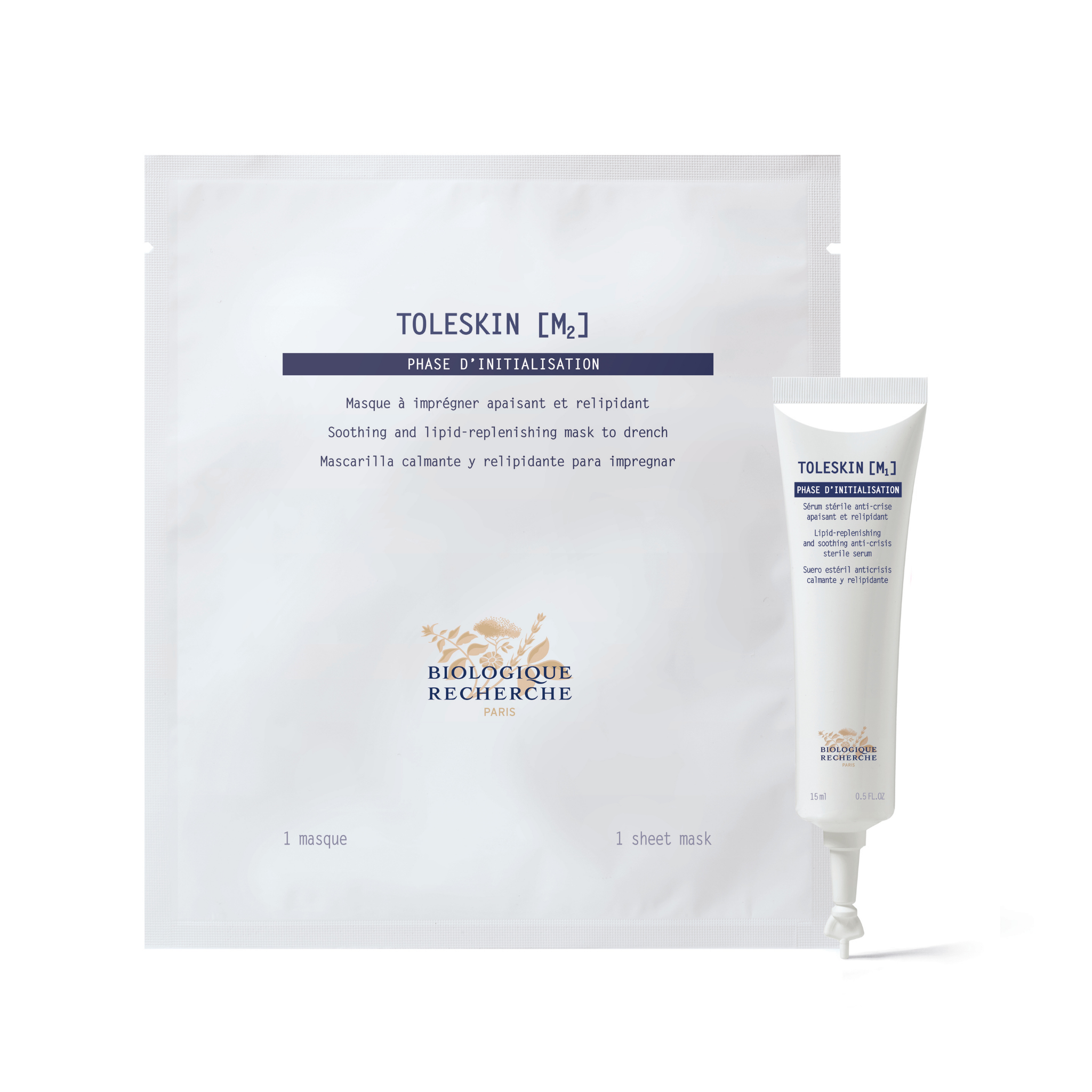 Toleskin [M] (1 dry sheet mask, 1x15ml tube)